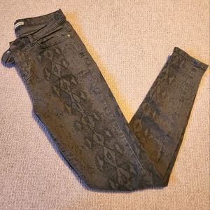 Snake Print Jeans